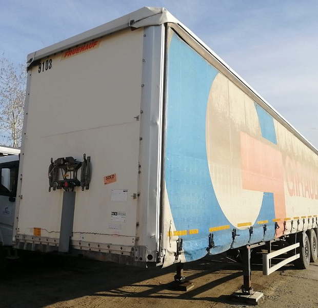 Полуприцеп тентованный Fruehauf Benalu, 2008