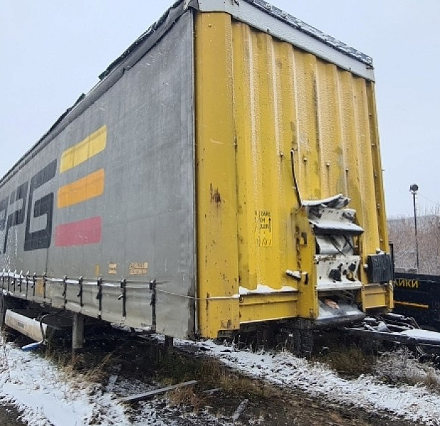 Полуприцеп тентованный Krone SD, 2008