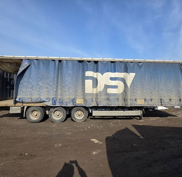 Полуприцеп тентованный Krone SD, 2011